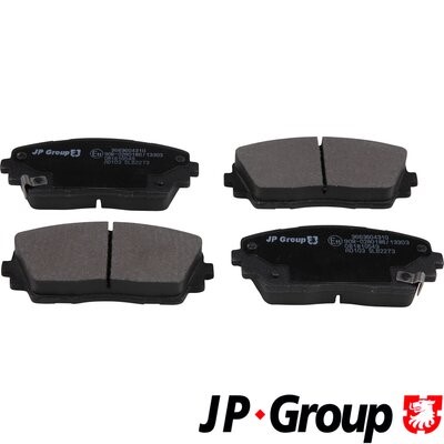 Brake Pad Set, disc brake JP Group 3663604310