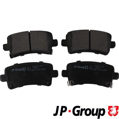 Brake Pad Set, disc brake JP Group 1263701110