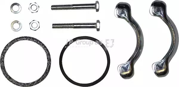 Mounting Kit, exhaust system JP Group 8121700613