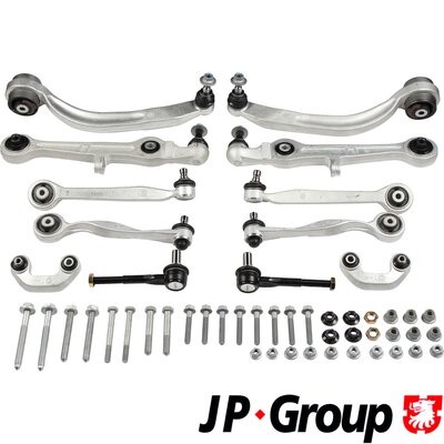 Control/Trailing Arm Kit, wheel suspension JP Group 1140108210