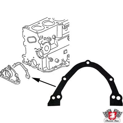 Gasket, housing cover (crankcase) JP Group 1119100300