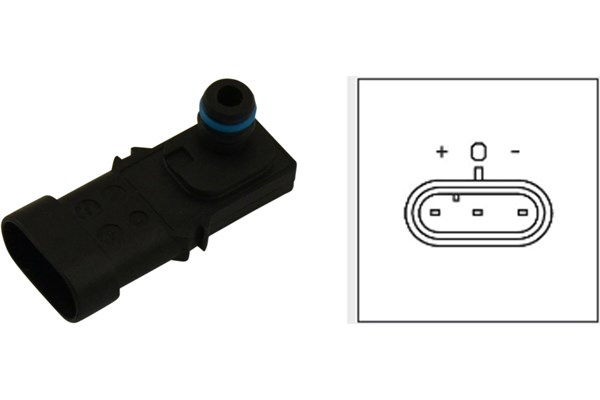 Sensor, intake manifold pressure KAVO PARTS EMS-6504