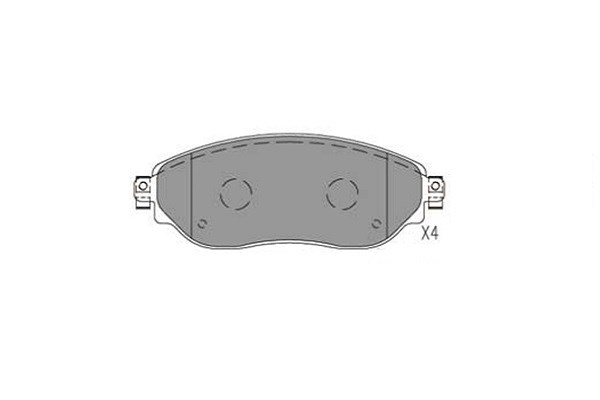 Brake Pad Set, disc brake KAVO PARTS KBP-6624