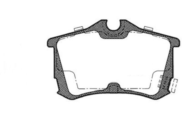 Brake Pad Set, disc brake KAVO PARTS BP-2035
