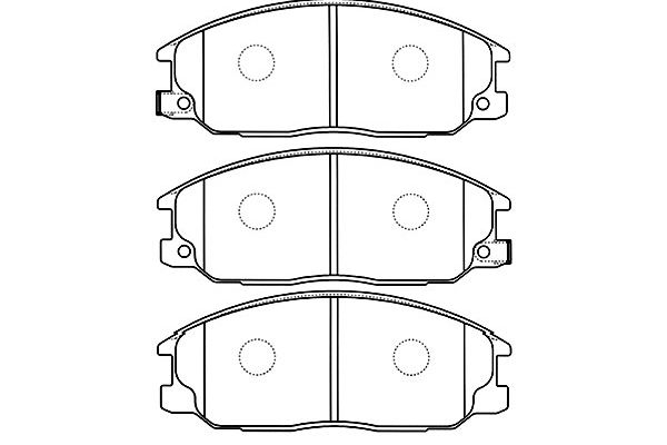 Brake Pad Set, disc brake KAVO PARTS BP-3028