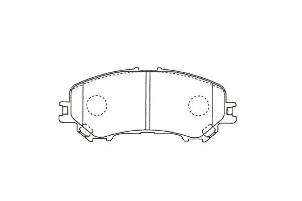 Brake Pad Set, disc brake KAVO PARTS BP-6632
