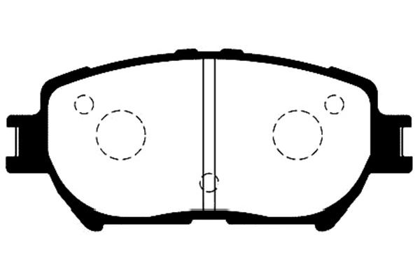 Brake Pad Set, disc brake KAVO PARTS BP-9071