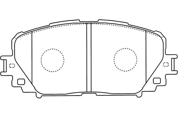 Brake Pad Set, disc brake KAVO PARTS BP-9118