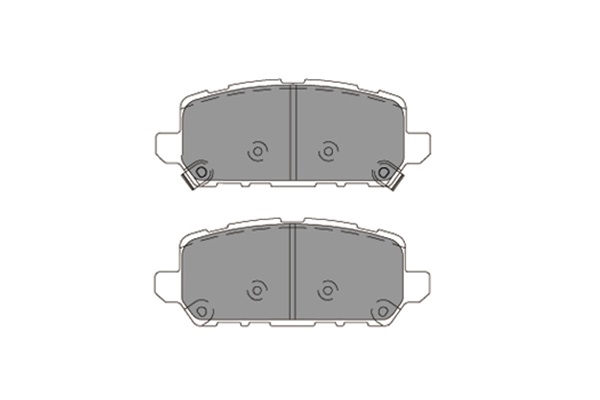 Brake Pad Set, disc brake KAVO PARTS KBP-2065