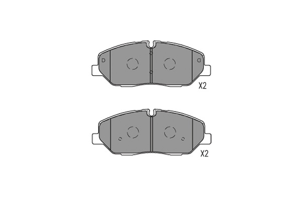 Brake Pad Set, disc brake KAVO PARTS KBP-3057
