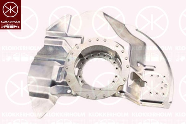 Splash Panel, brake disc KLOKKERHOLM 0061378