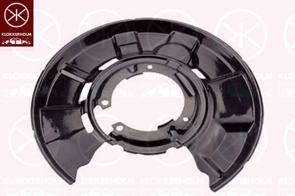 Splash Panel, brake disc KLOKKERHOLM 0085878