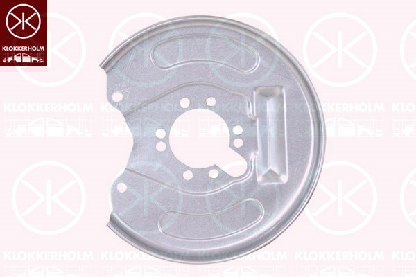 Splash Panel, brake disc KLOKKERHOLM 9008878