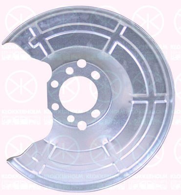 Splash Panel, brake disc KLOKKERHOLM 5062879