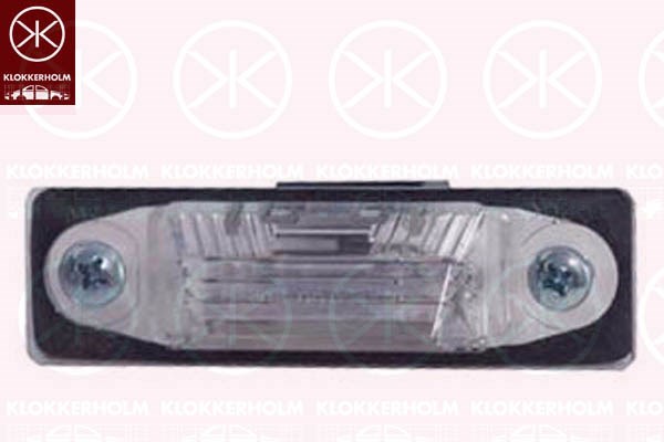 Licence Plate Light KLOKKERHOLM 95900855