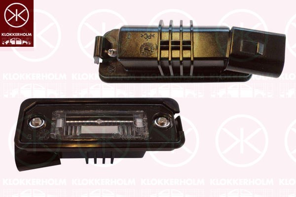 Licence Plate Light KLOKKERHOLM 66130850