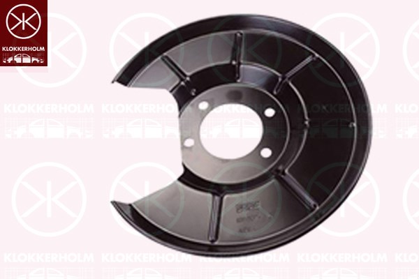 Splash Panel, brake disc KLOKKERHOLM 9022878