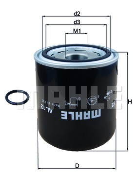 Air Dryer Cartridge, compressed-air system KNECHT AL12