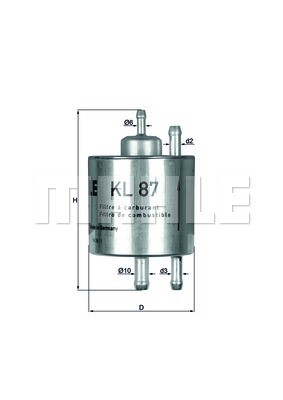 Fuel Filter KNECHT KL87