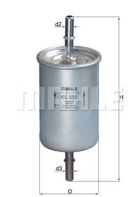 Fuel Filter KNECHT KL555