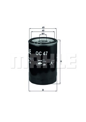 Oil Filter KNECHT OC47OF