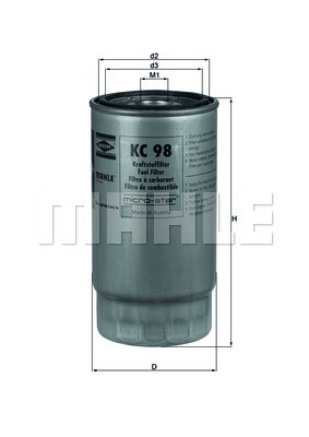 Fuel Filter KNECHT KC98