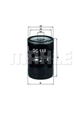 Oil Filter KNECHT OC110