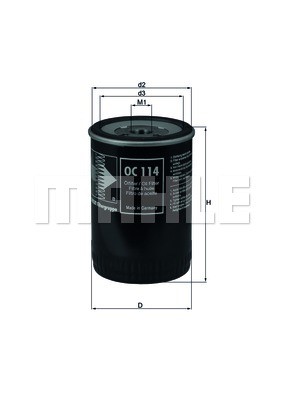 Oil Filter KNECHT OC114