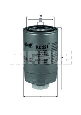 Fuel Filter KNECHT KC221