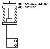 Repair Kit, suspension strut support mount KYB SM5475 3