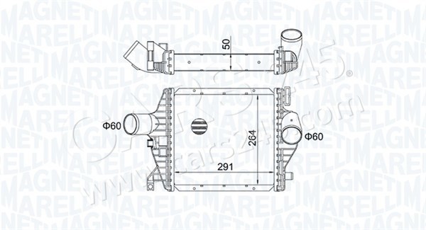Charge Air Cooler MAGNETI MARELLI 351319204220