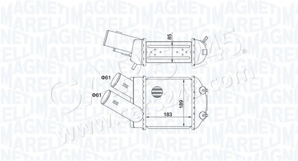 Charge Air Cooler MAGNETI MARELLI 351319205150