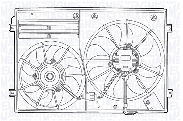 Fan, engine cooling MAGNETI MARELLI 069422559010
