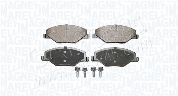 Brake Pad Set, disc brake MAGNETI MARELLI 363916060876