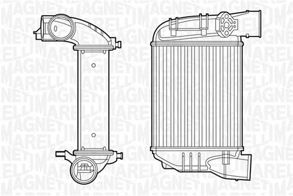 Charge Air Cooler MAGNETI MARELLI 351319201200