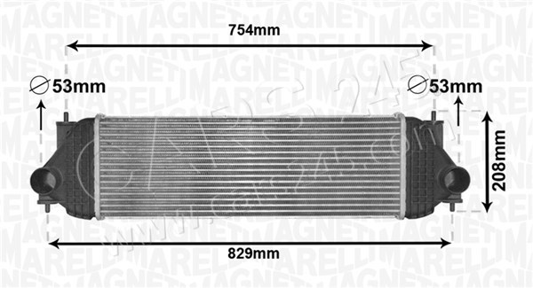 Charge Air Cooler MAGNETI MARELLI 351319205180