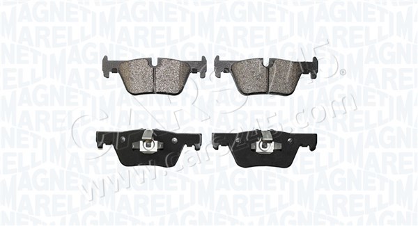 Brake Pad Set, disc brake MAGNETI MARELLI 363916060911