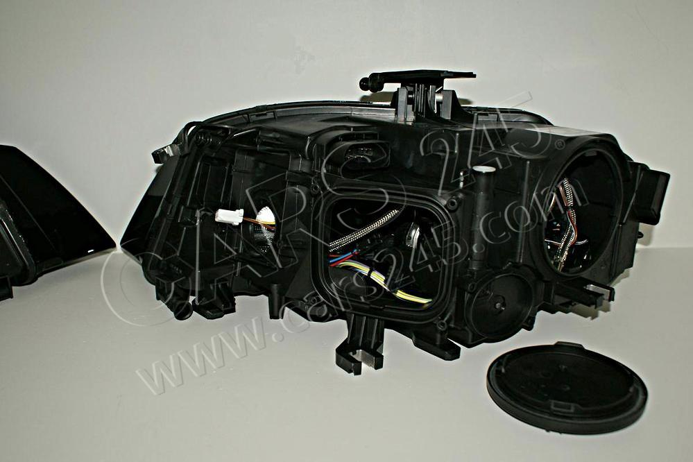 LED Bi Xenon Headlights Front Lamps curve light PAIR AL For Audi A4 B8 2008-2010 MAGNETI MARELLI SET#1000000017 2