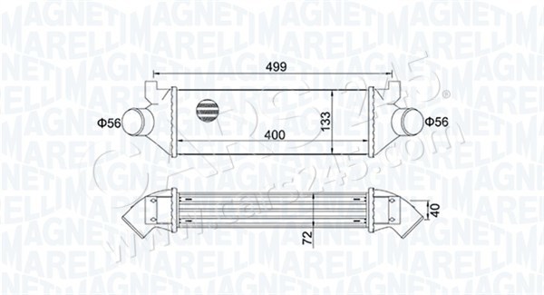 Charge Air Cooler MAGNETI MARELLI 351319204960