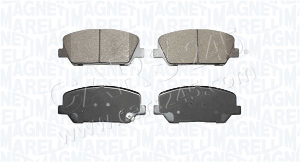 Brake Pad Set, disc brake MAGNETI MARELLI 363916060900