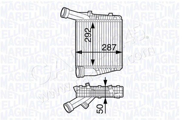 Charge Air Cooler MAGNETI MARELLI 351319202230