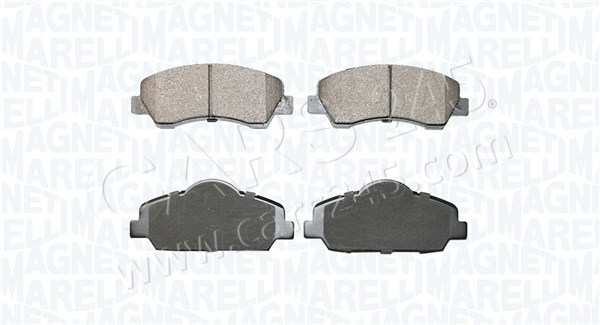 Brake Pad Set, disc brake MAGNETI MARELLI 363916060875