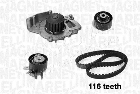 Water Pump & Timing Belt Kit MAGNETI MARELLI 341401690001
