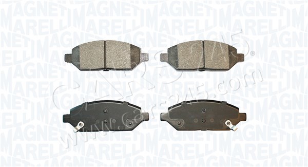 Brake Pad Set, disc brake MAGNETI MARELLI 363916061107