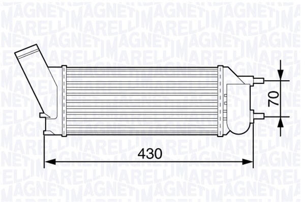 Charge Air Cooler MAGNETI MARELLI 351319203530