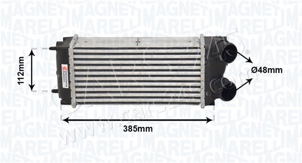 Charge Air Cooler MAGNETI MARELLI 351319205090