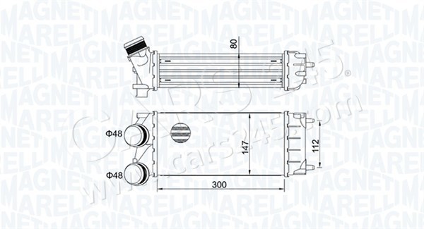 Charge Air Cooler MAGNETI MARELLI 351319204920