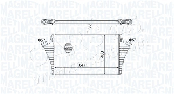Charge Air Cooler MAGNETI MARELLI 351319204650