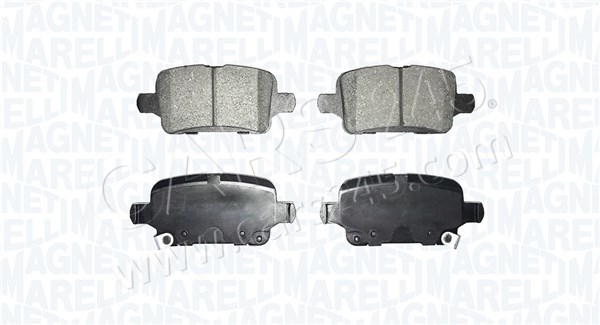 Brake Pad Set, disc brake MAGNETI MARELLI 363916060917
