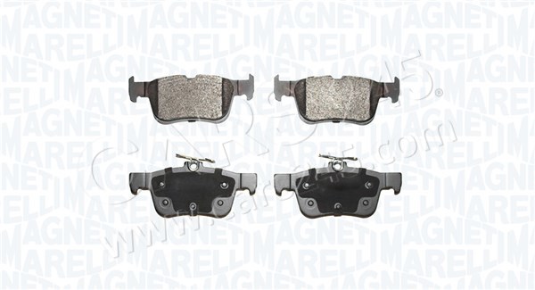 Brake Pad Set, disc brake MAGNETI MARELLI 363916060937